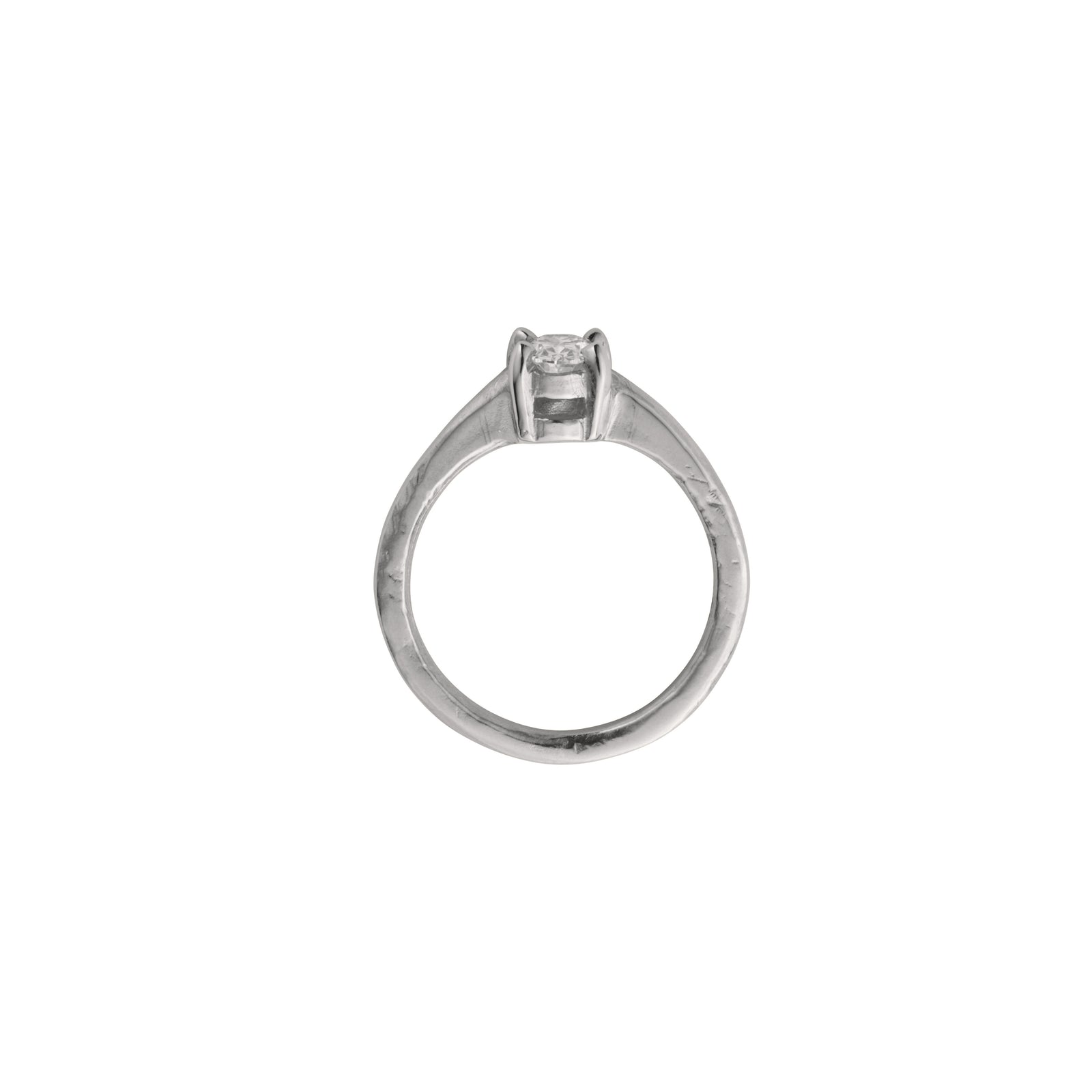 'The Eternity' 9ct White Gold Round 0.5ct Lab Grown Diamond Claw Engagement Ring