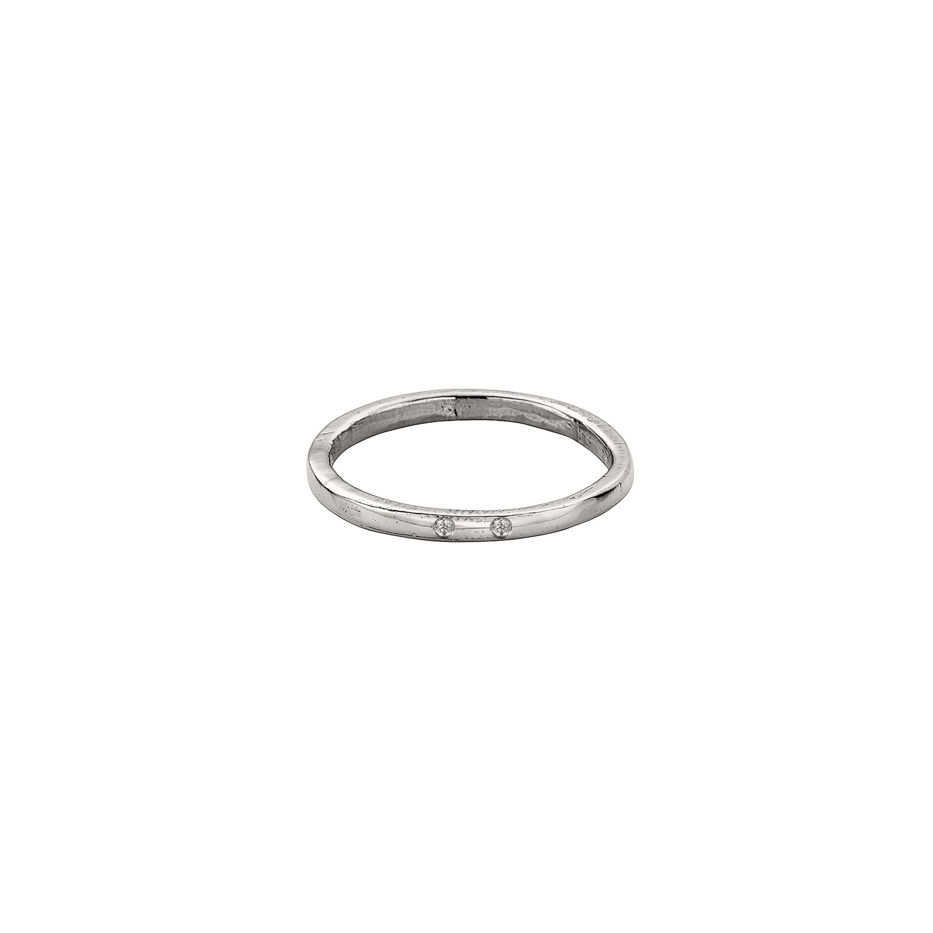 9ct White Gold Simple Wedding Band