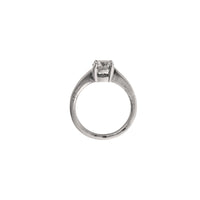 'The Eternity' 9ct White Gold Round 1ct Lab Grown Diamond Claw Engagement Ring