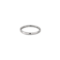 9ct White Gold Simple Wedding Band