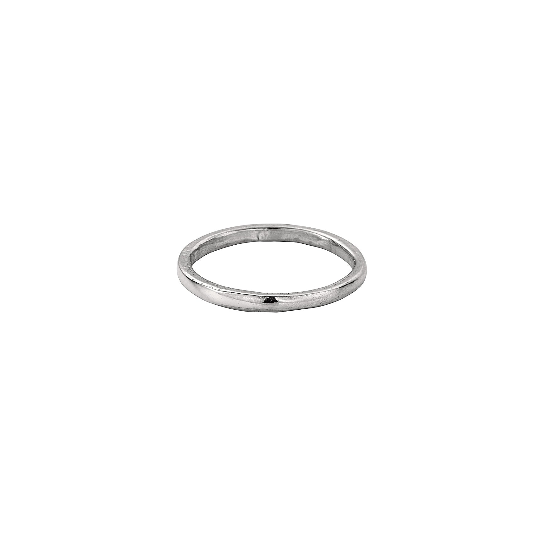 9ct White Gold Simple Wedding Band