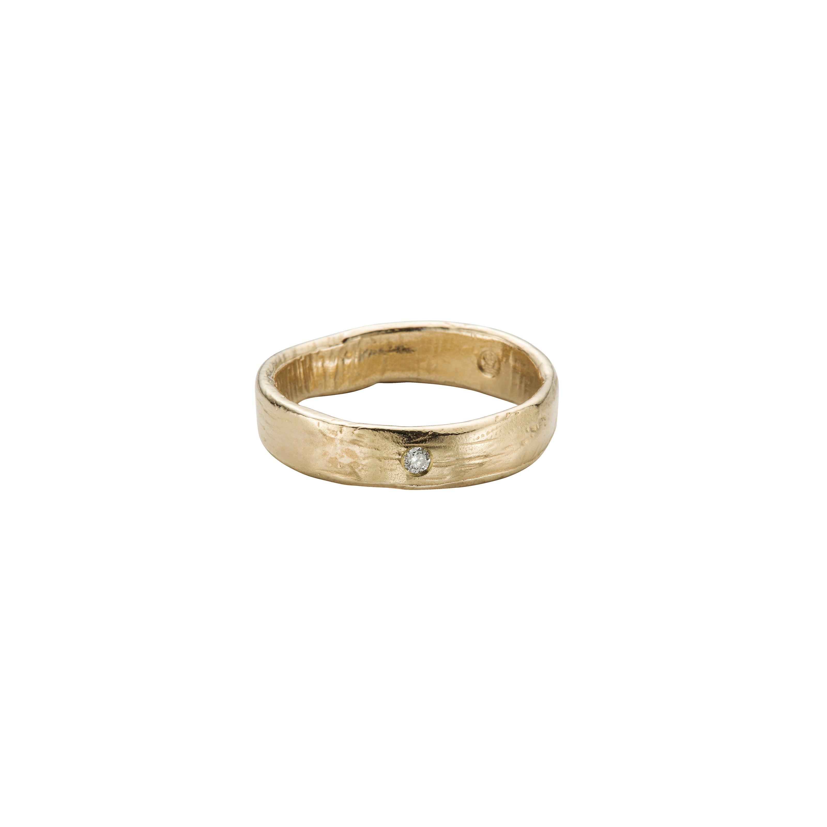 Men's 9ct Gold Midi Posey Ring