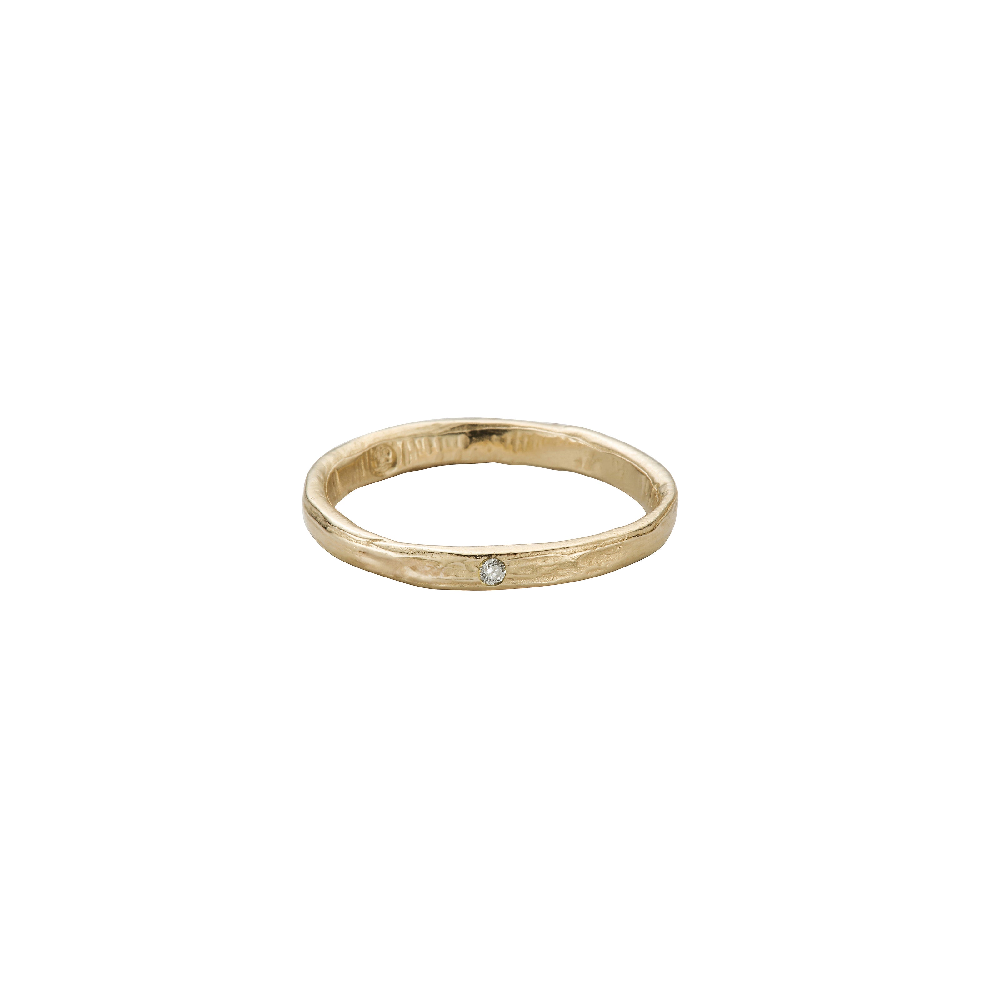 Men's 9ct Gold Mini Posey Ring