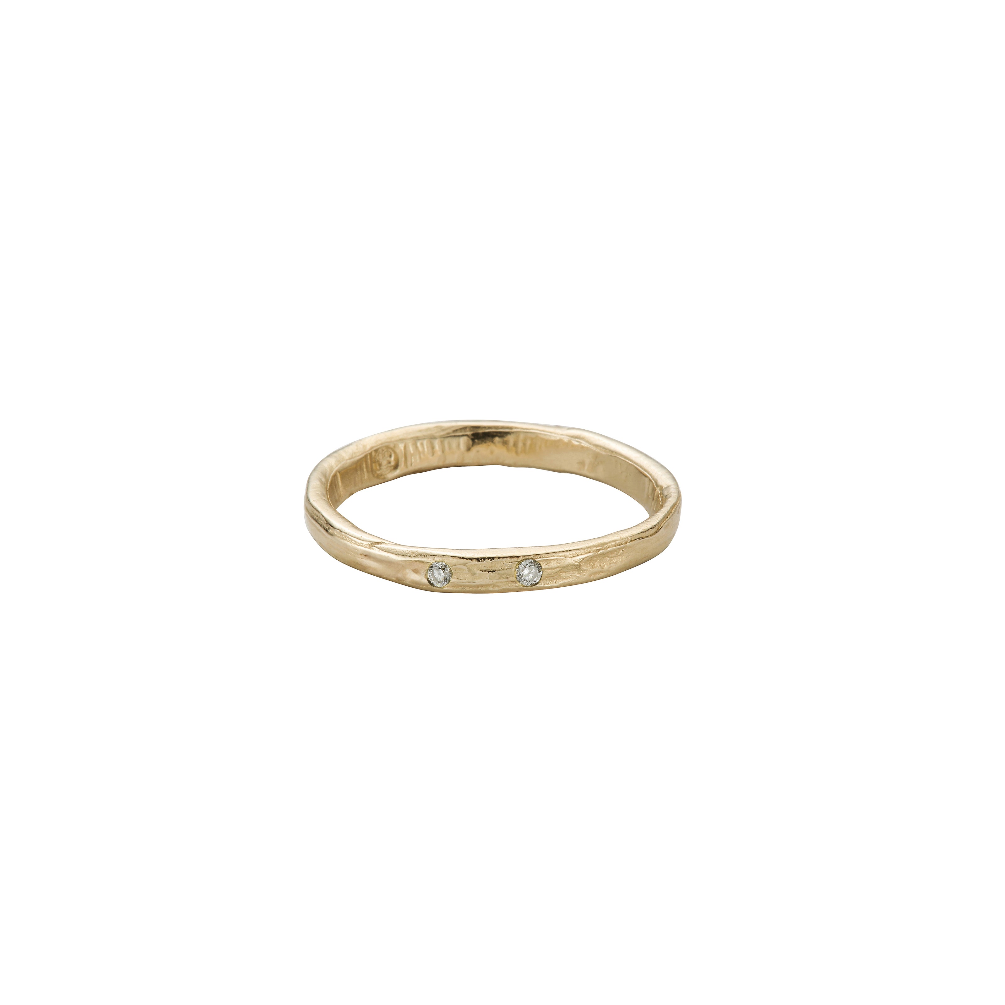 Men's 9ct Gold Mini Posey Ring