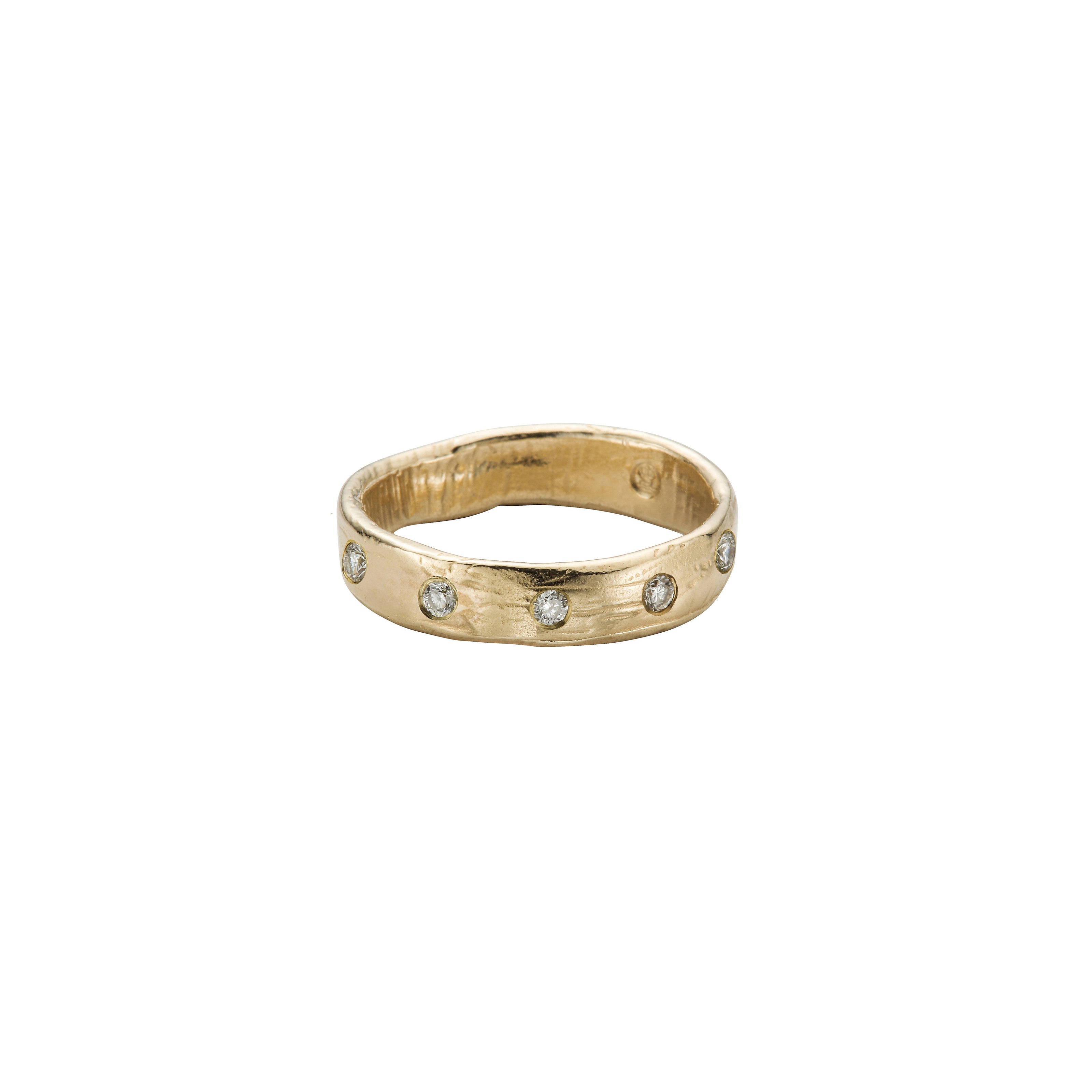 Men's 9ct Gold Midi Posey Ring