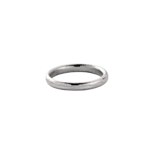 9ct White Gold Love Honour Cherish Wedding Band