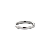 9ct White Gold Love Honour Cherish Wedding Band