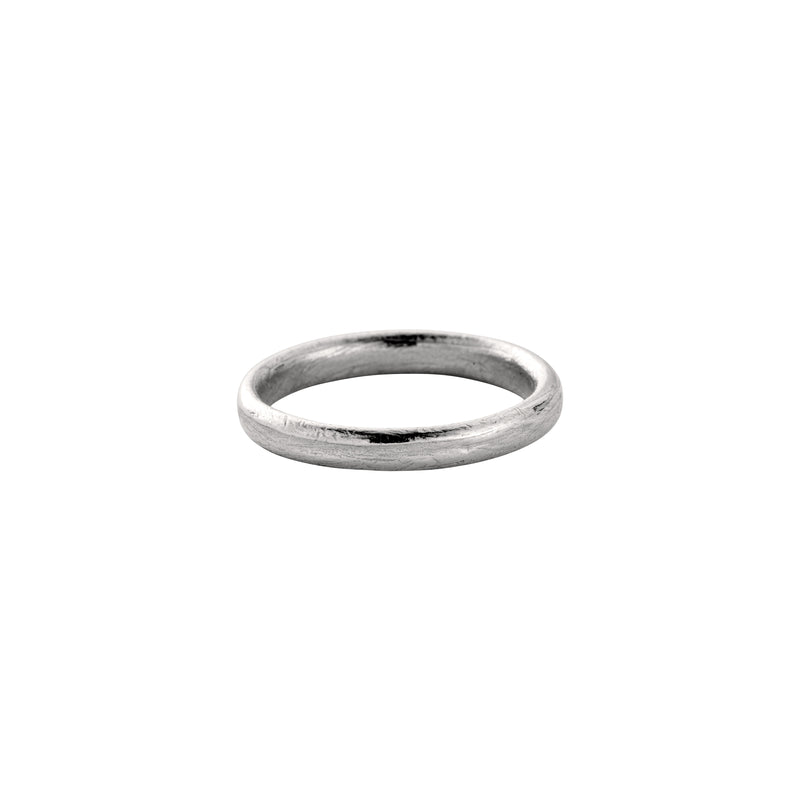 9ct White Gold Love Honour Cherish Wedding Band