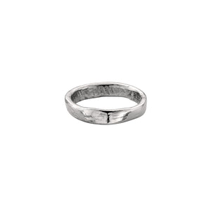 Ladies' 18ct White Gold Midi Posey Ring