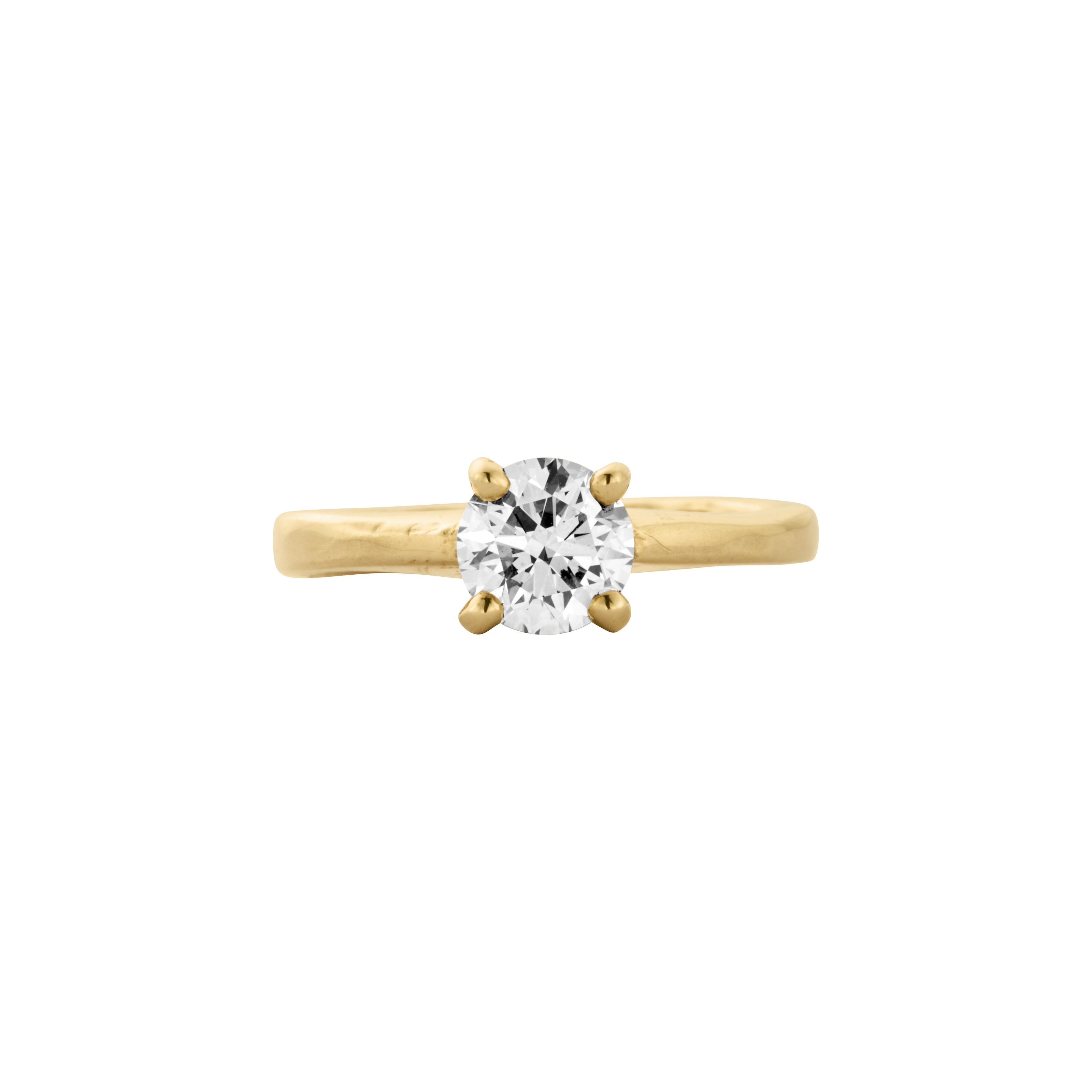 'The Eternity' 9ct Gold Round 1ct Natural Diamond Claw Engagement Ring