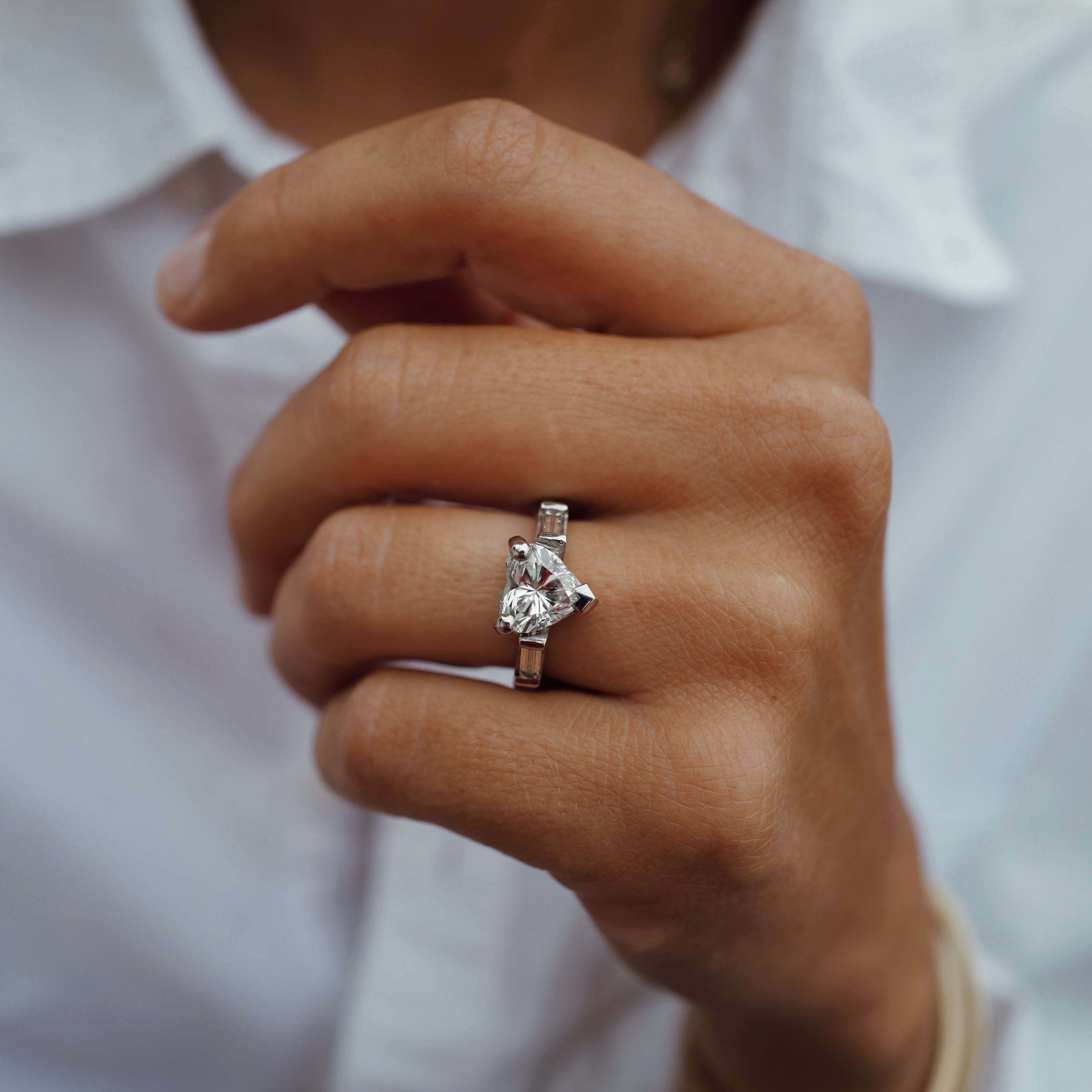 AMORETTE White Gold Diamond Ring