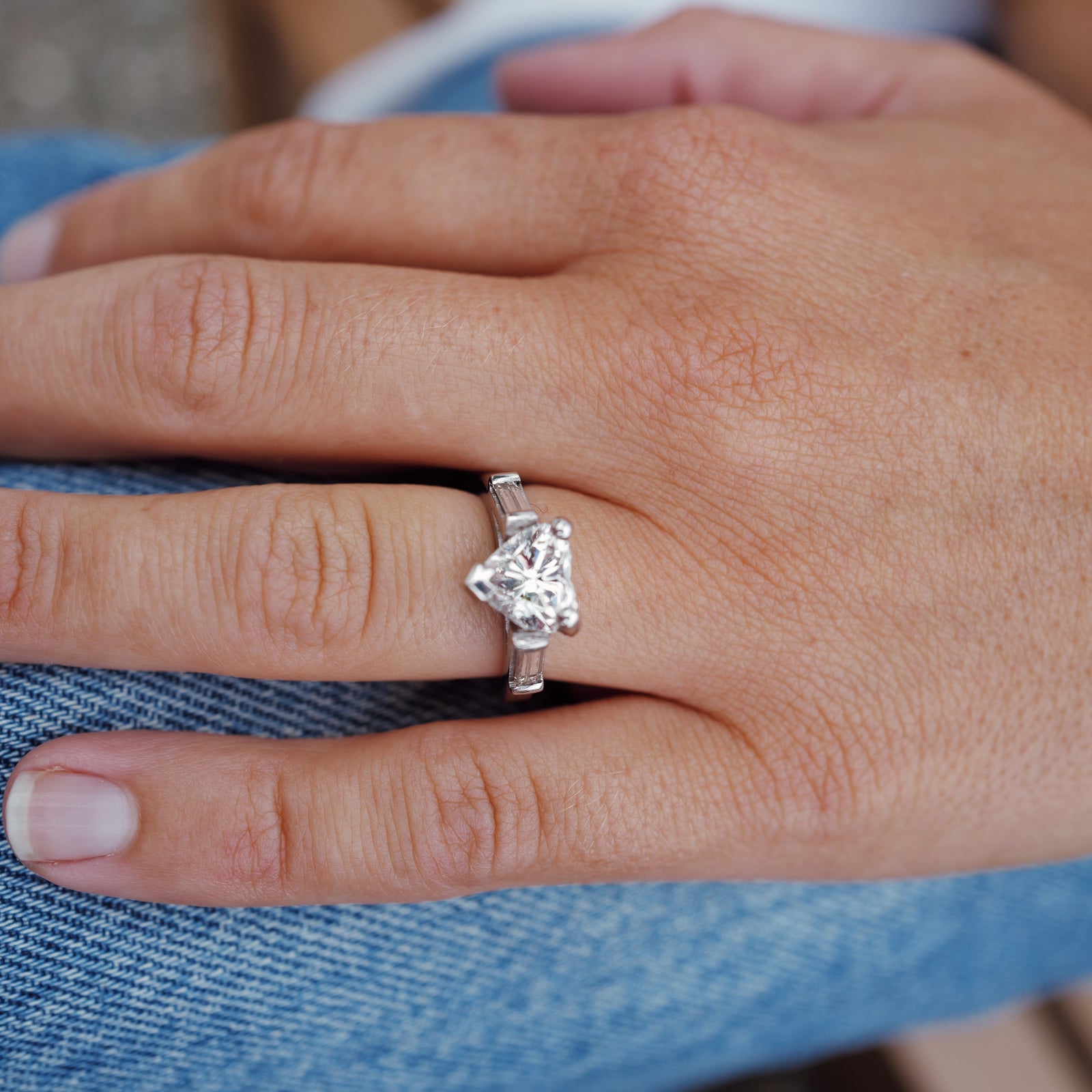 AMORETTE White Gold Diamond Ring