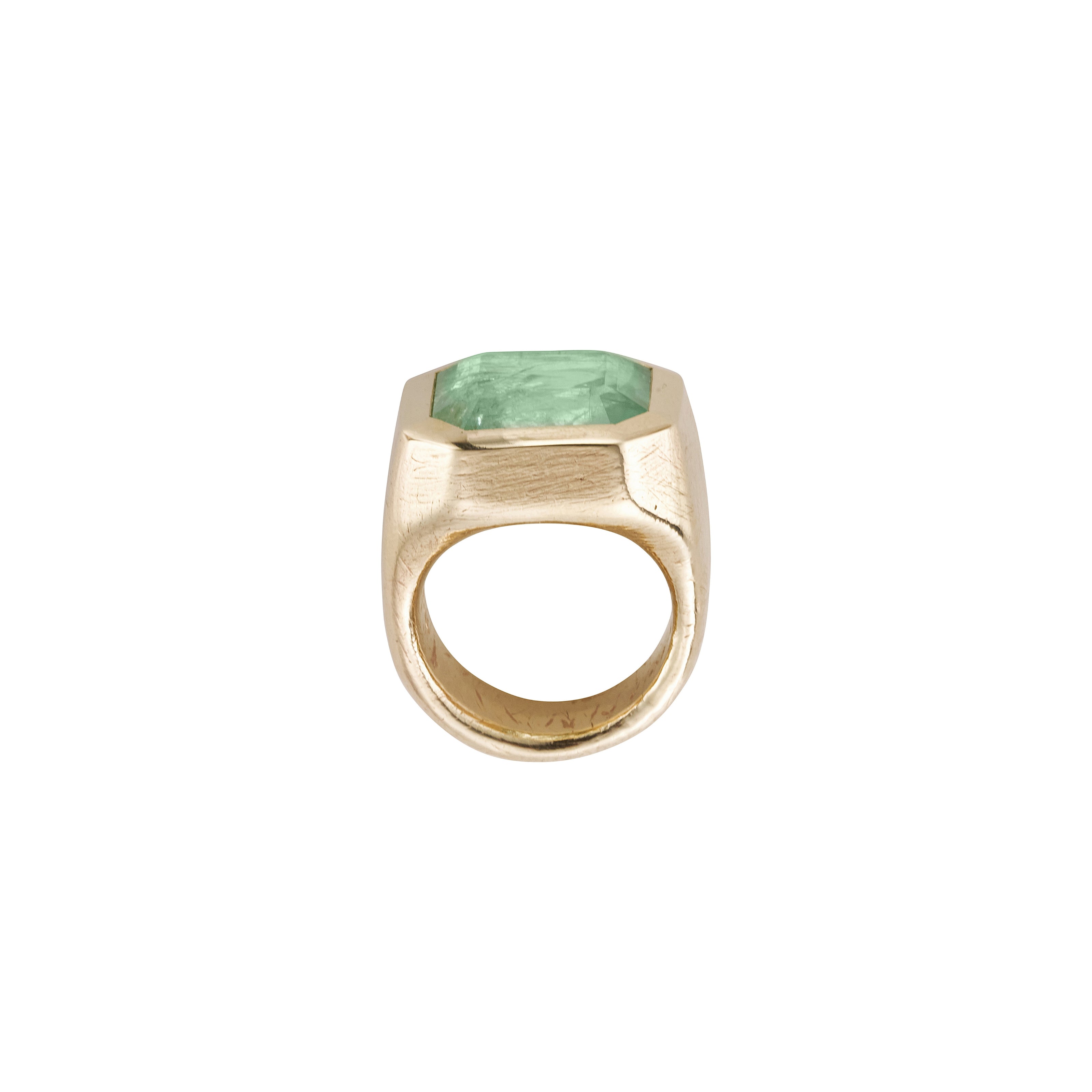 ARDEEN Gold Emerald Ring