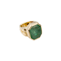 AUGUSTINE Gold Emerald Ring