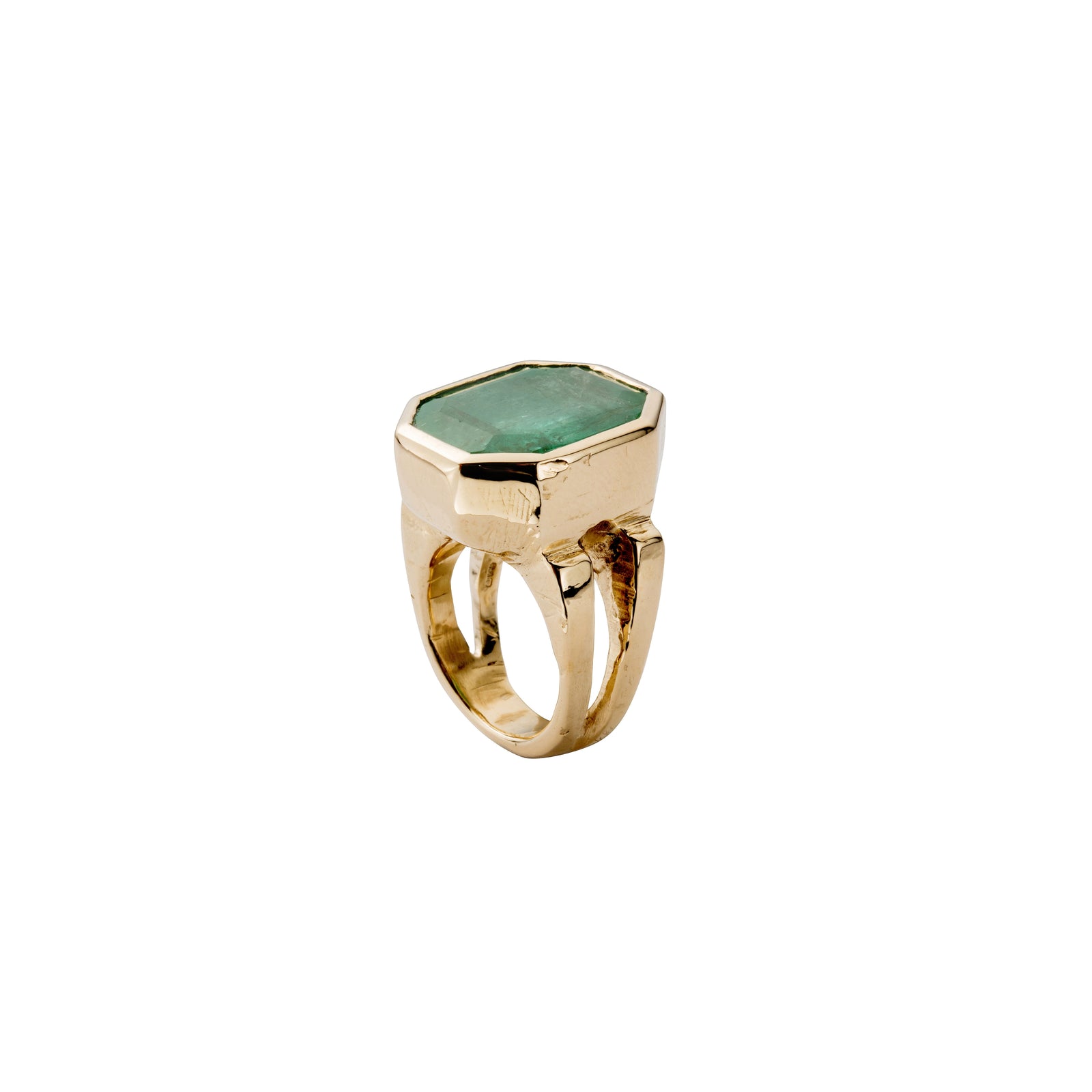 AUGUSTINE Gold Emerald Ring