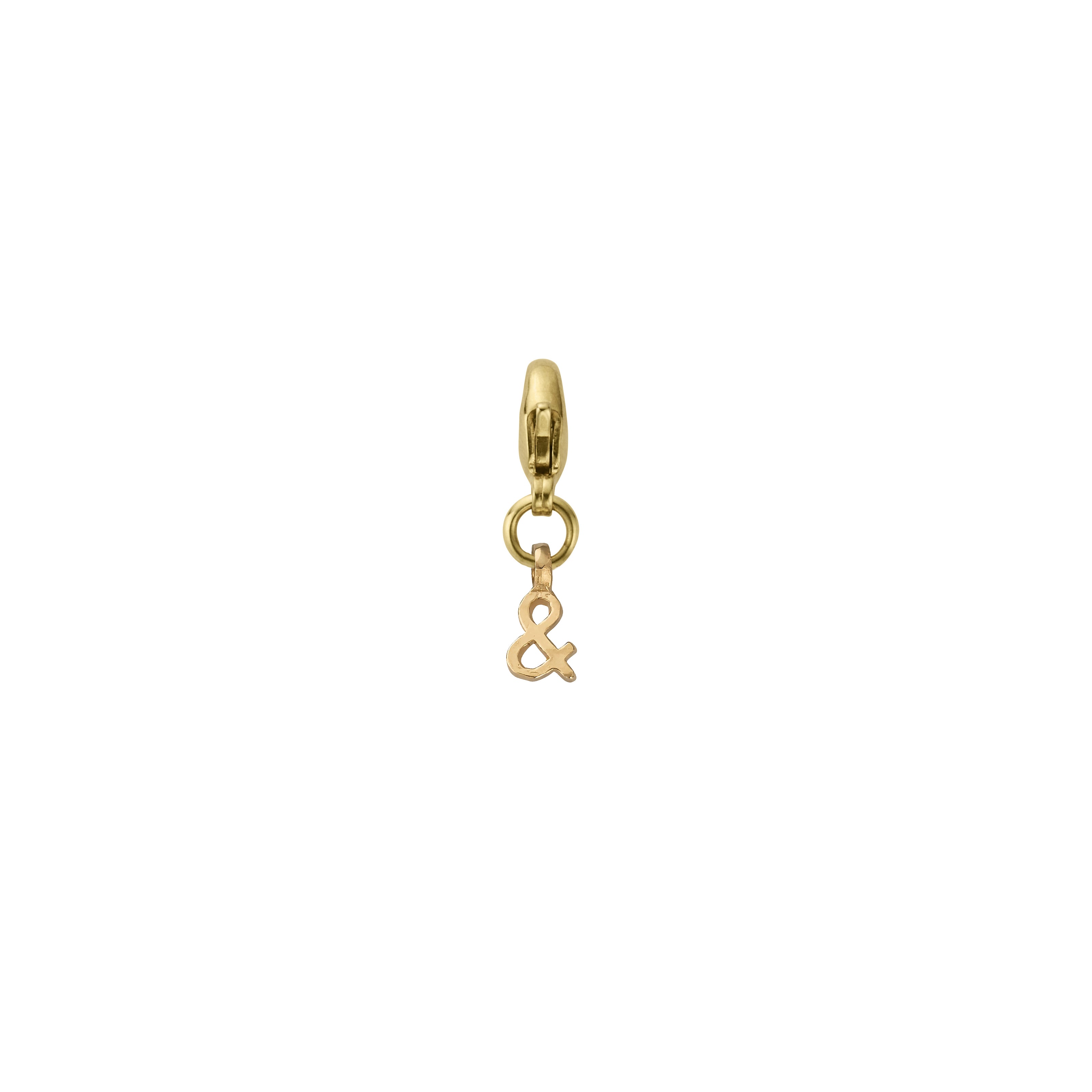Gold Mini Alphabet Lobster Charm