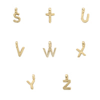 Silver & Gold Mini Alphabet Necklace