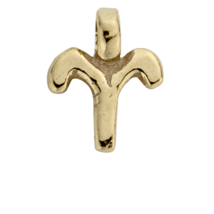 Gold Horoscope & Birthstone Charm