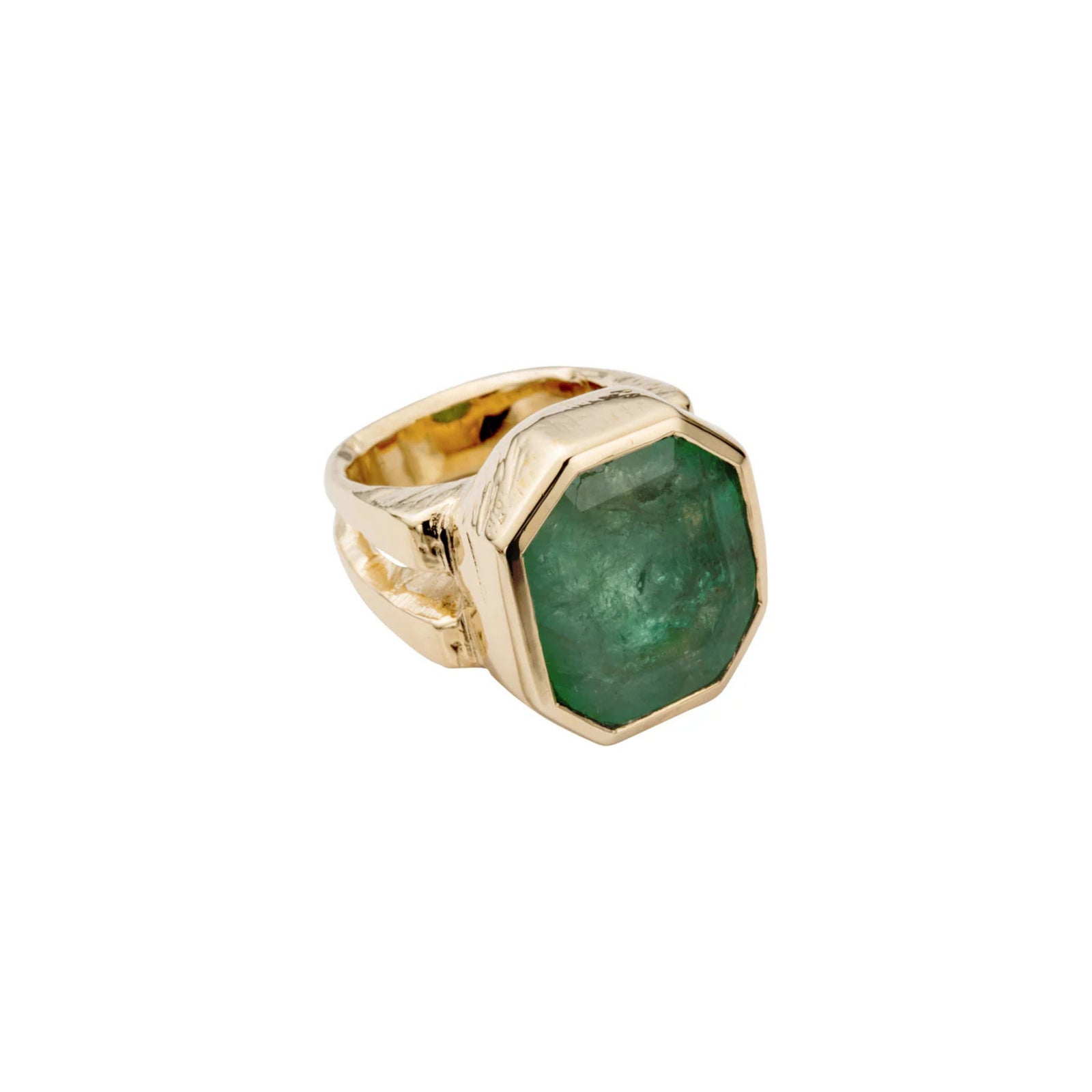 AUGUSTINE Gold Emerald Ring
