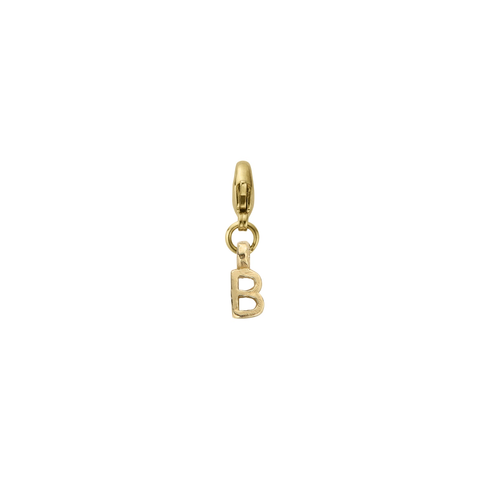 Gold Mini Alphabet Lobster Charm