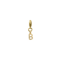 Gold Mini Alphabet Lobster Charm