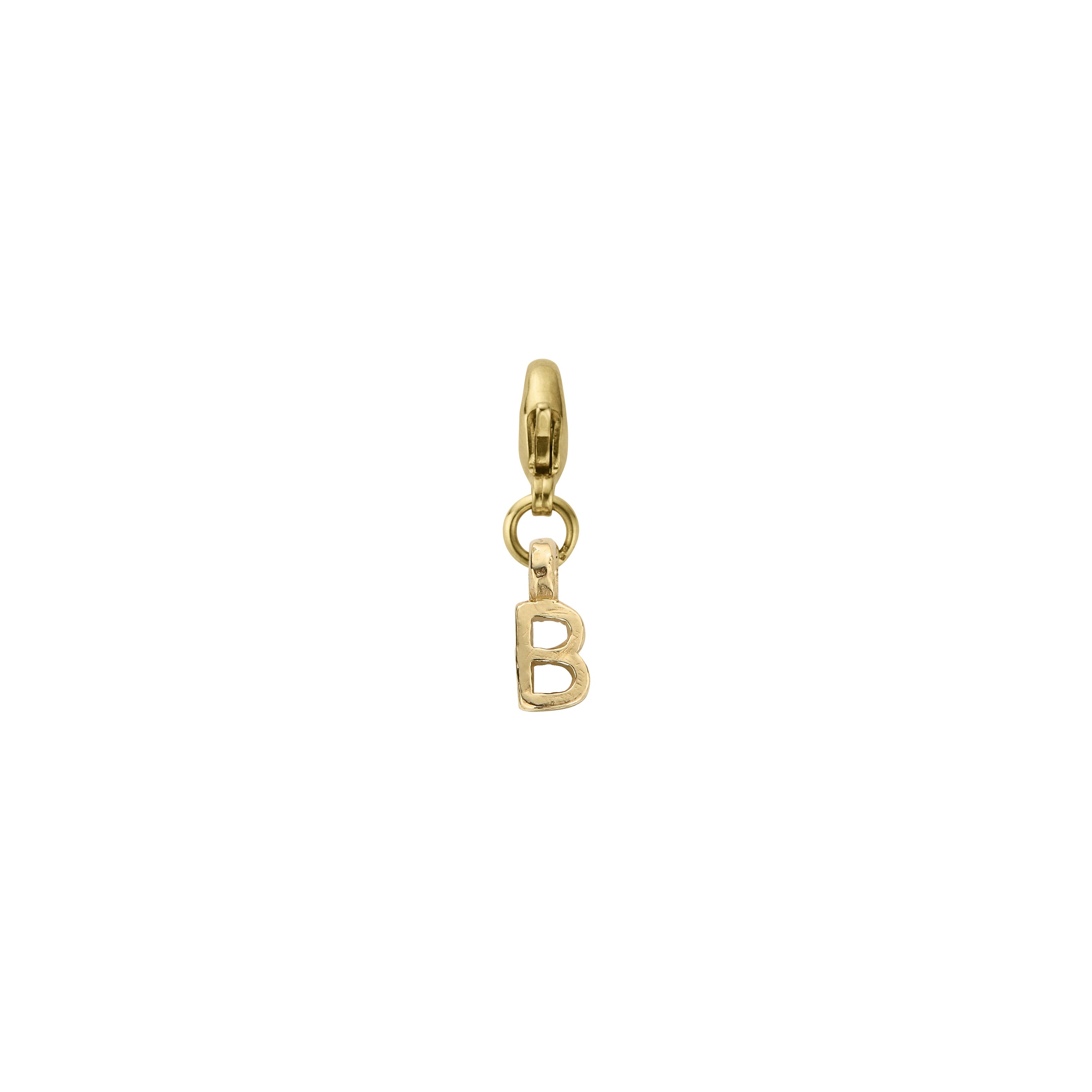 Gold Mini Alphabet Lobster Charm