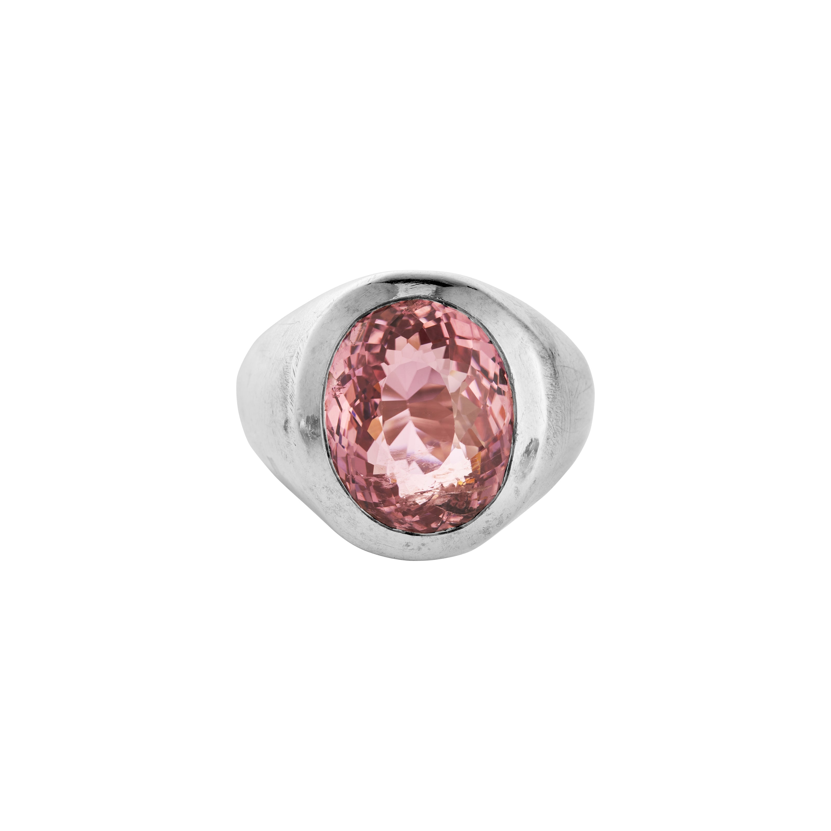 BEAU Silver Pink Tourmaline Ring