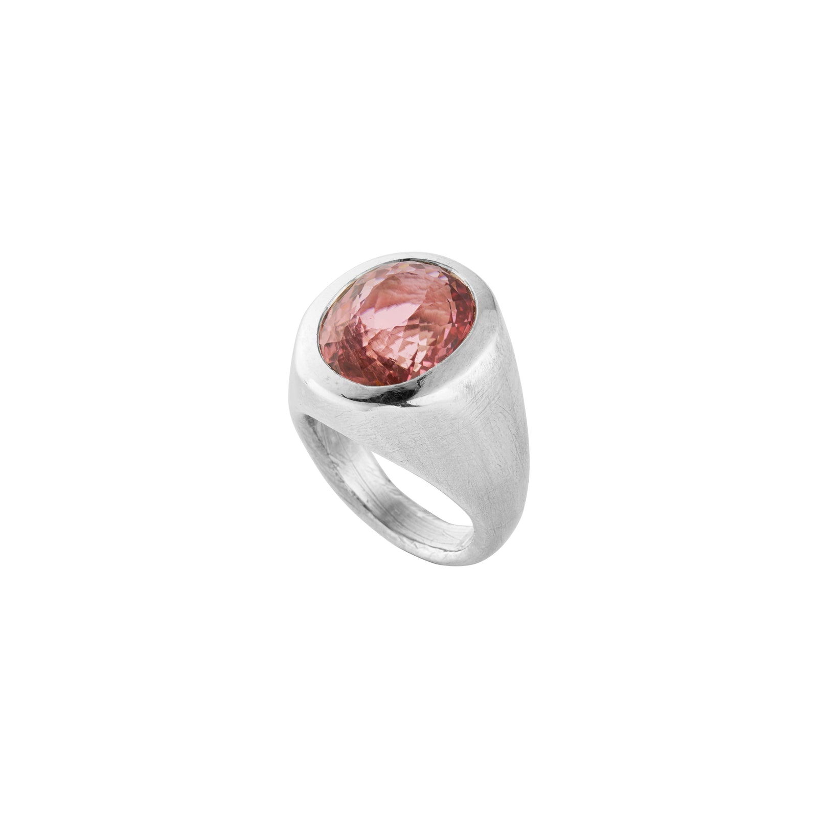 BEAU Silver Pink Tourmaline Ring