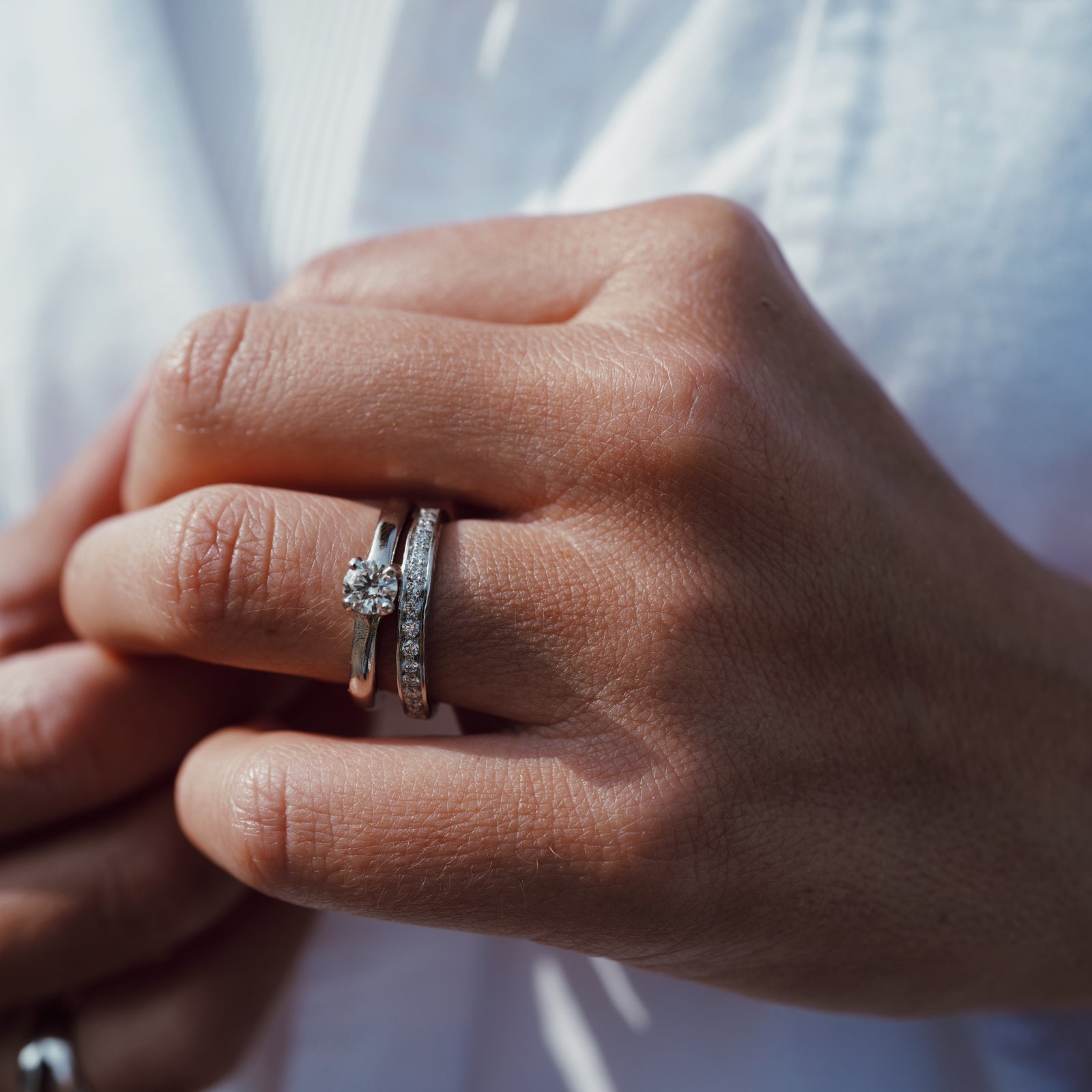 Ladies' Silver Mini Posey Ring
