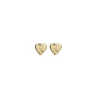 Gold Baby Heart Stud Earrings