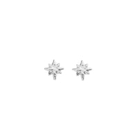 Silver Baby North Star Stud Earrings