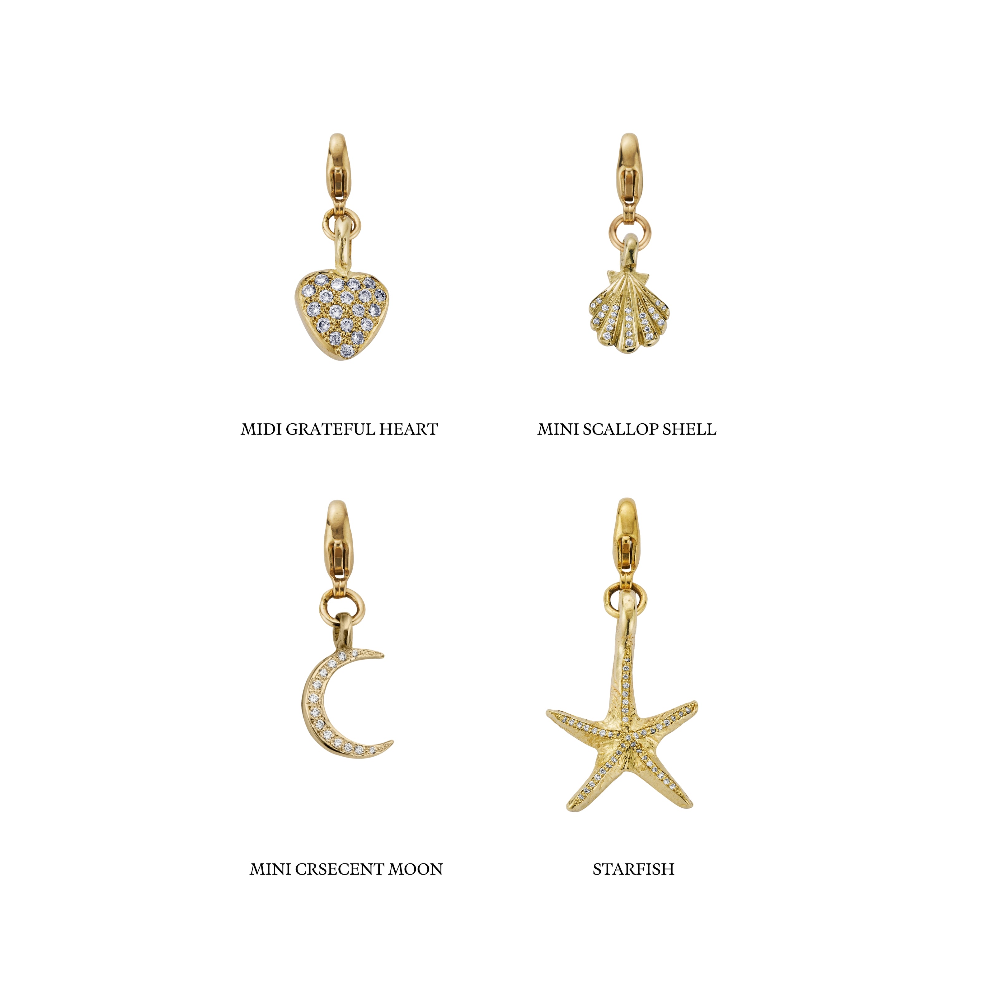 Gold Lobster Charms