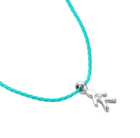 Silver Little Boy Cord Bracelet