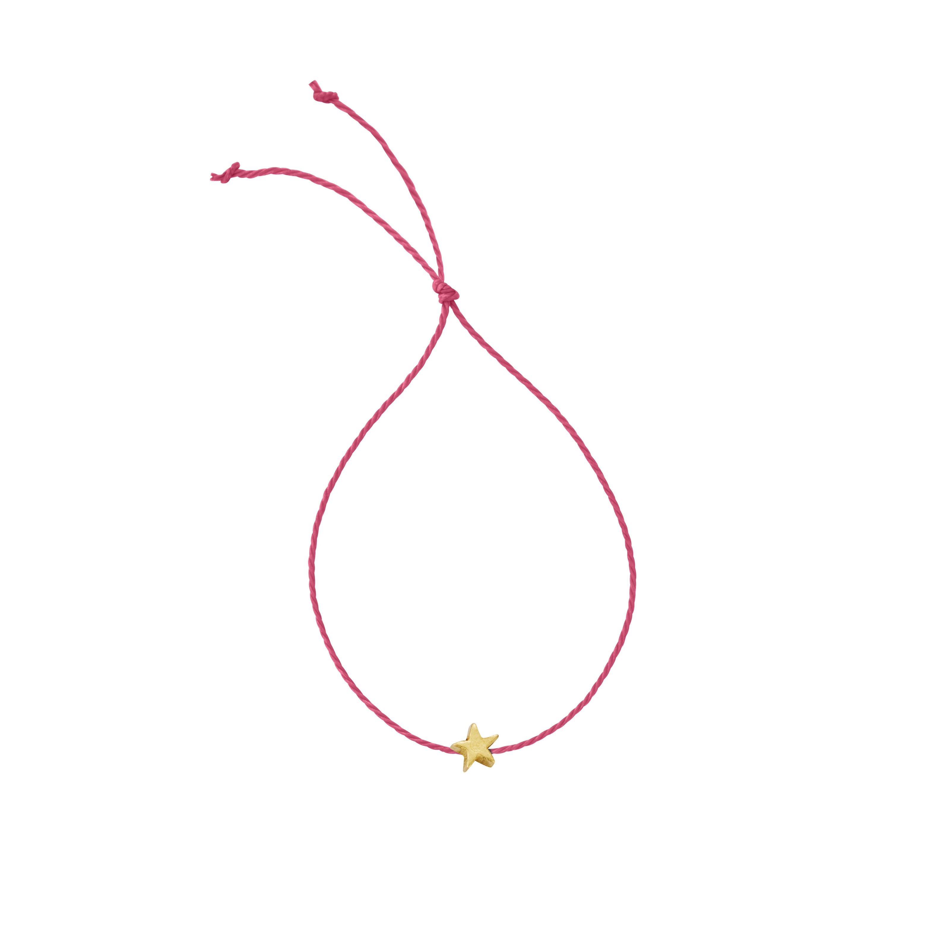 Gold Tiny Star Cord Bracelet