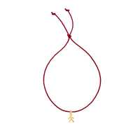 Gold Little Boy Cord Bracelet