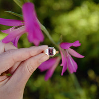 CARAMIA Gold Pink Tourmaline & Diamond Ring