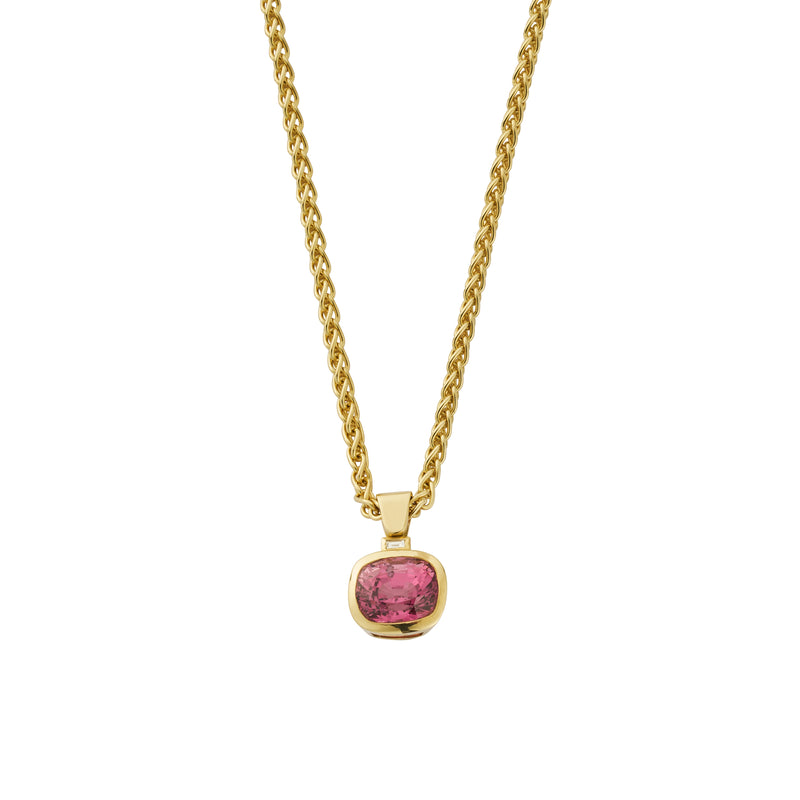 CAMELLIA Gold Spinel & Diamond Necklace