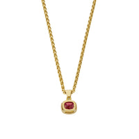 CAMELLIA Gold Spinel & Diamond Necklace