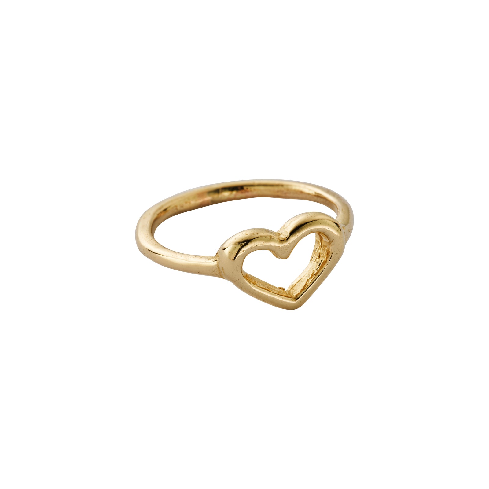 Gold Open Heart Ring