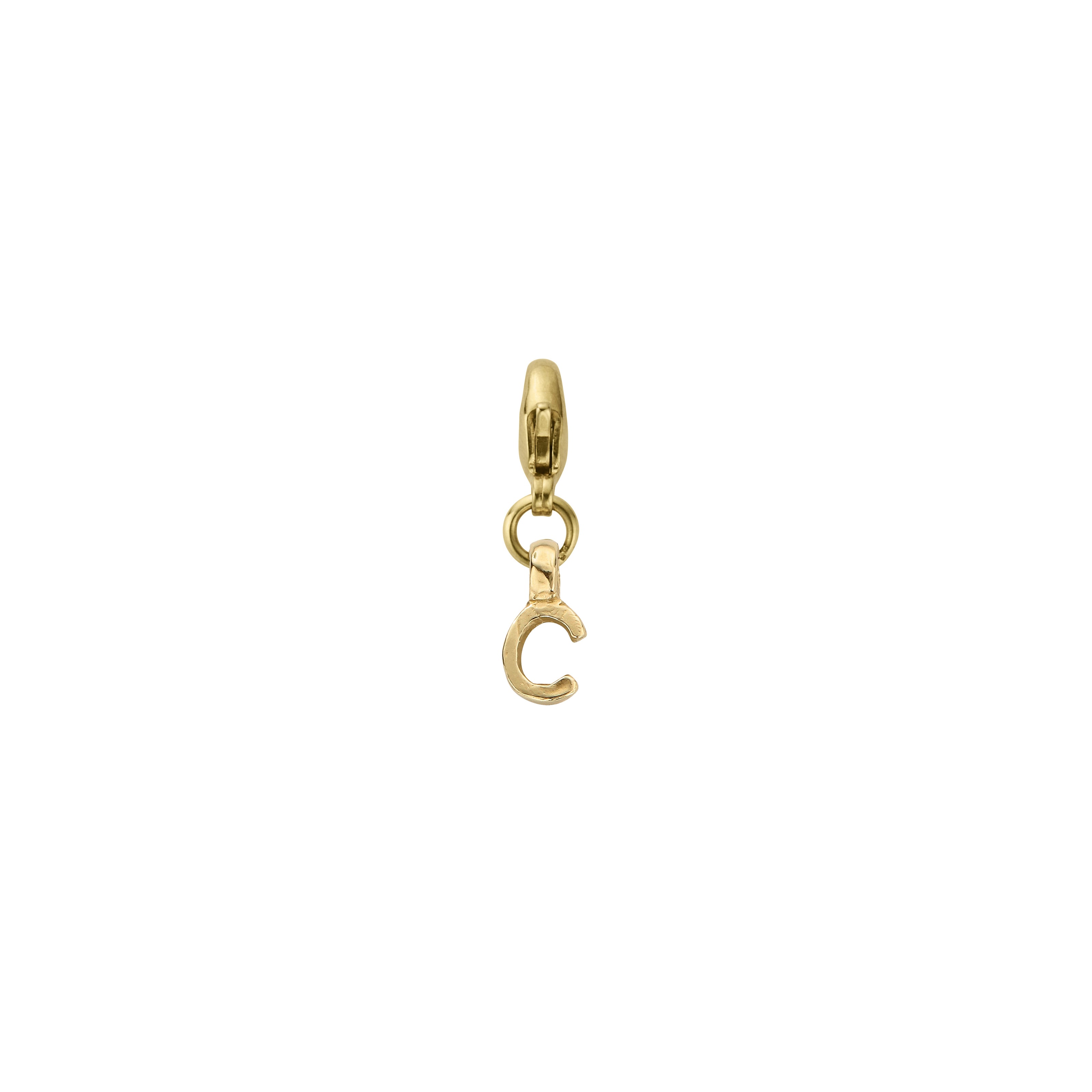 Gold Mini Alphabet Lobster Charm