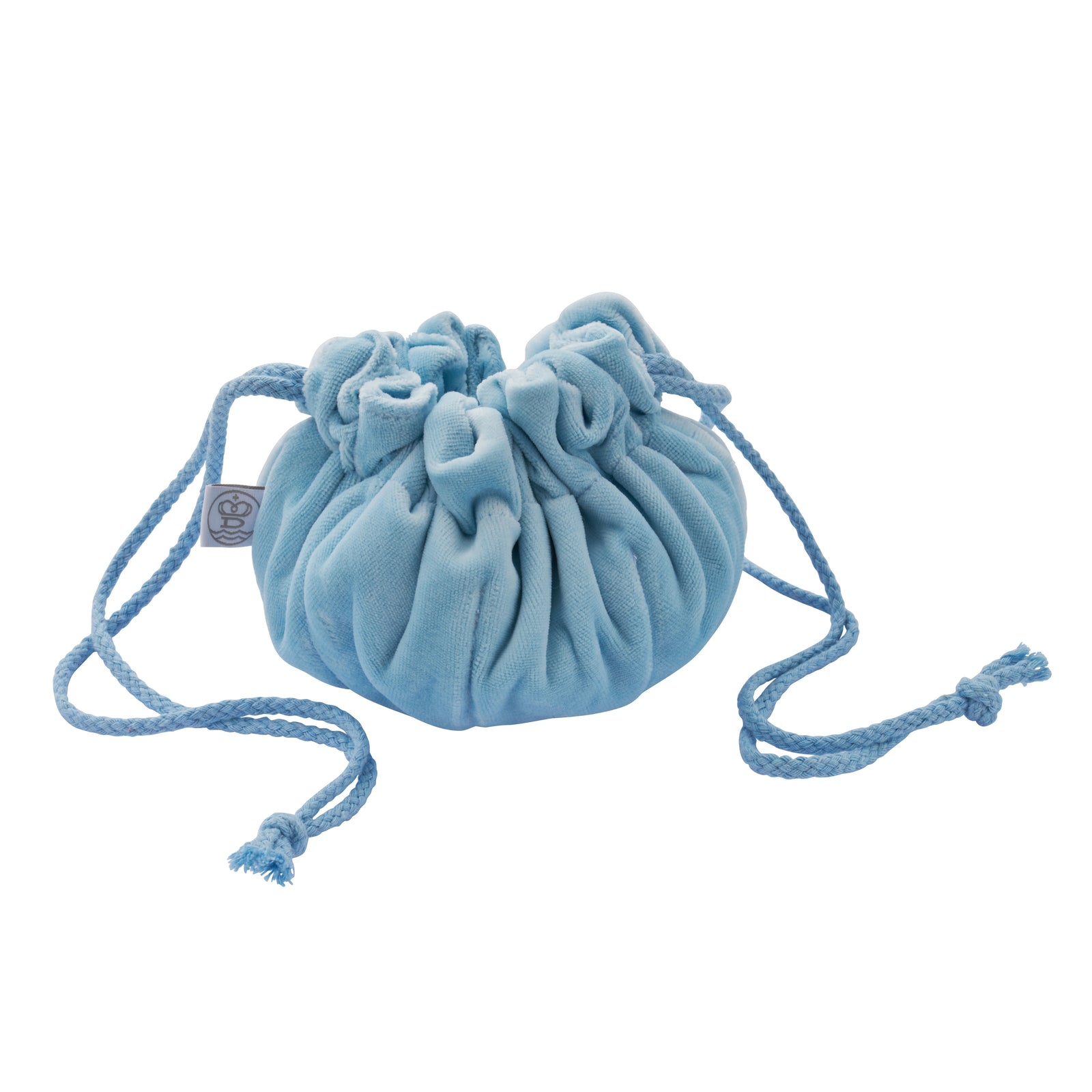 Cornflower Velvet Jewellery Pouch