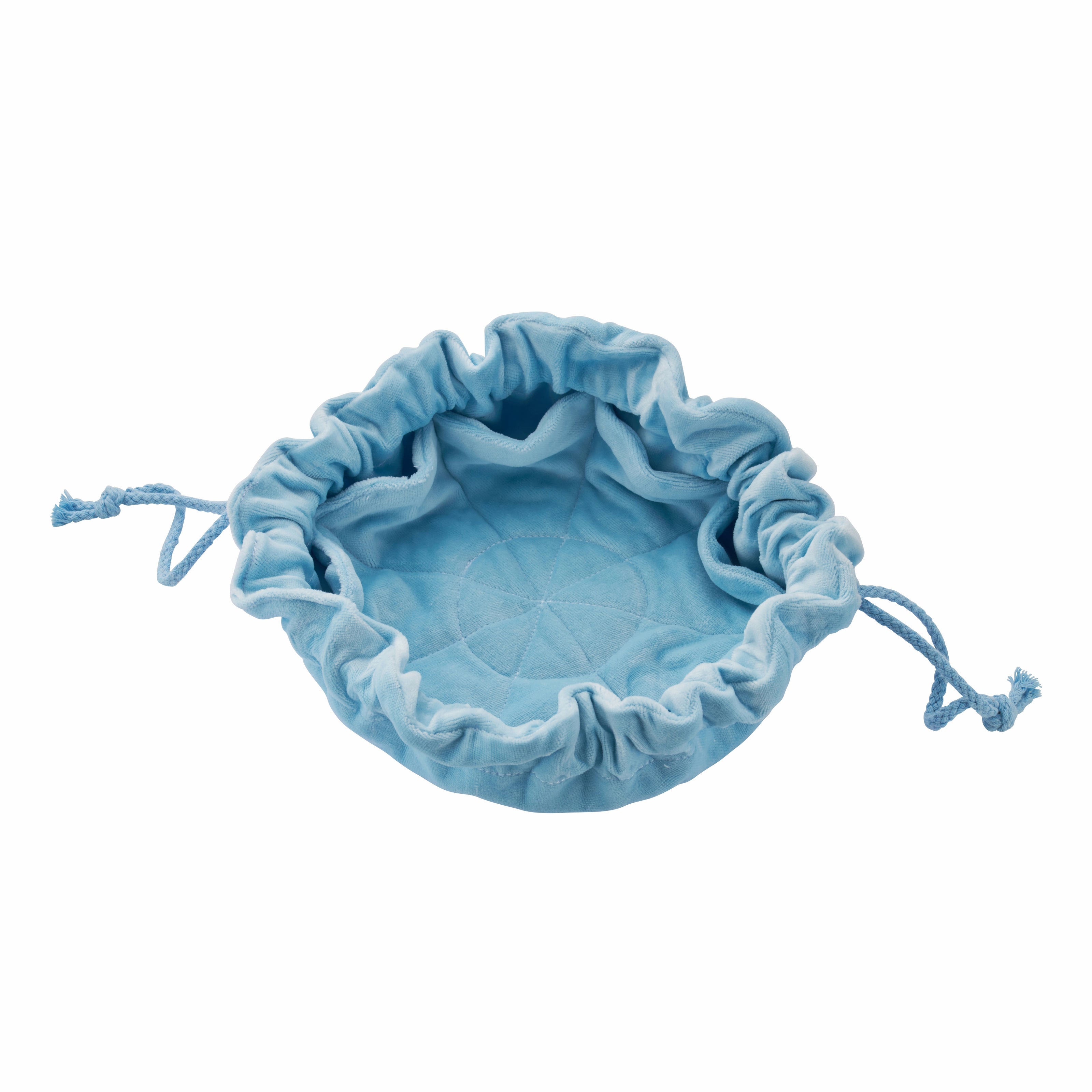 Cornflower Velvet Jewellery Pouch