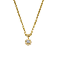CIANA Gold Lab Grown Diamond Pendant Necklace
