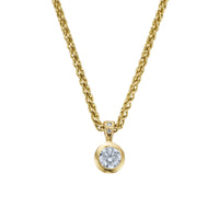 CIANA Gold Lab Grown Diamond Pendant Necklace