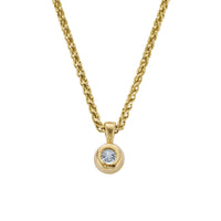 CIANA Gold Lab Grown Diamond Pendant Necklace