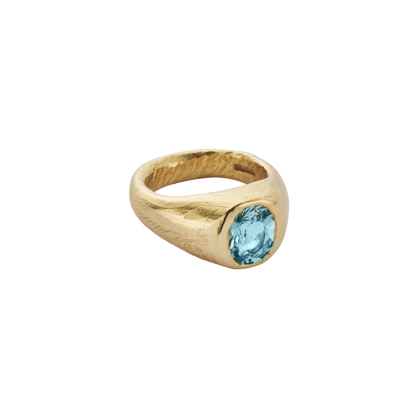 CIEL Gold Zimbaqua Aquamarine Ring