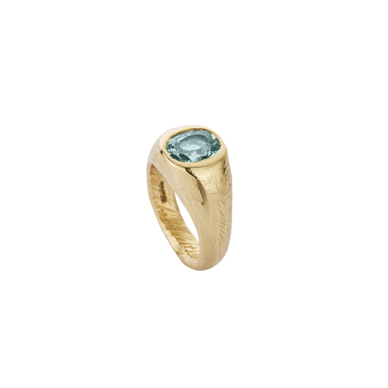 CIEL Gold Zimbaqua Aquamarine Ring