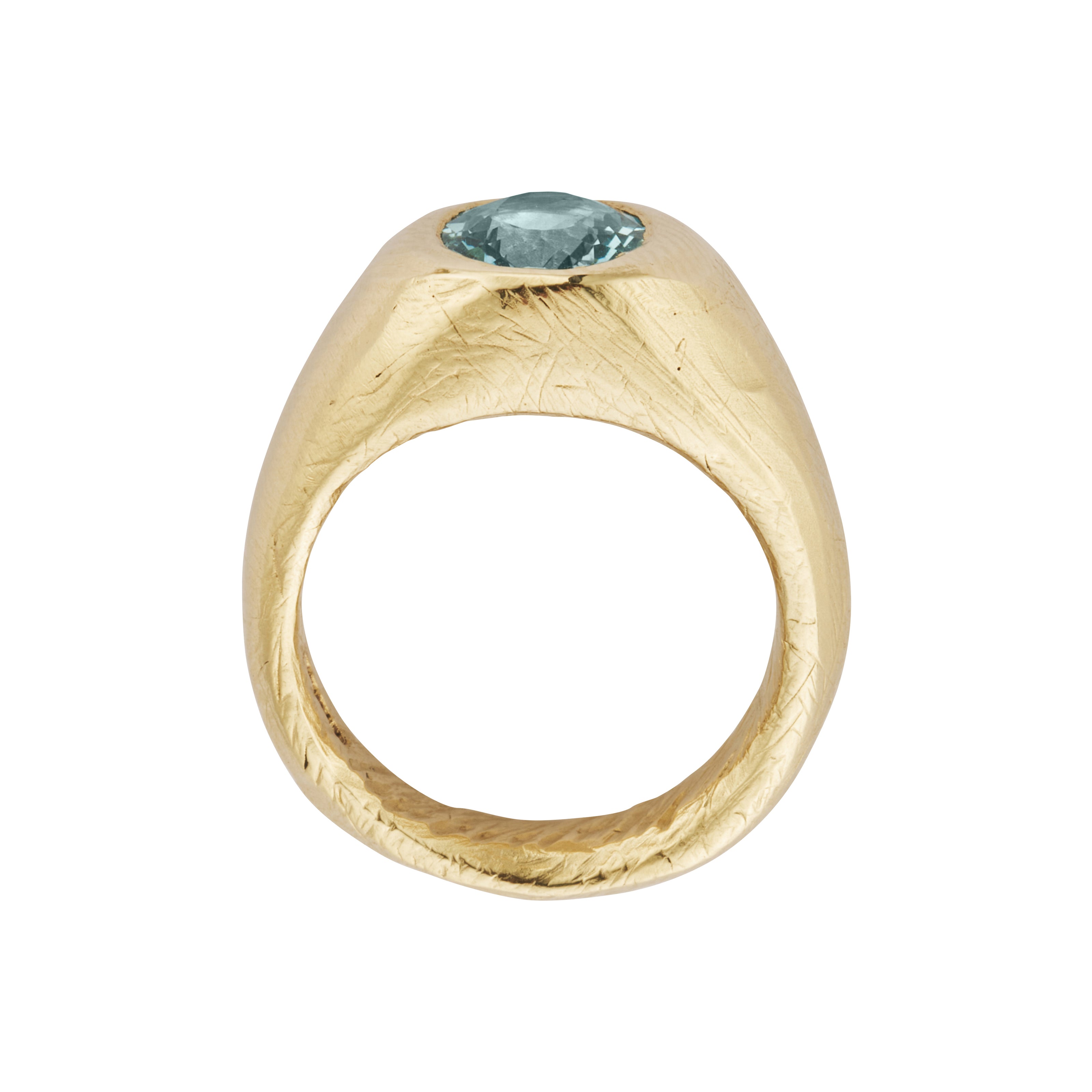 CIEL Gold Zimbaqua Aquamarine Ring