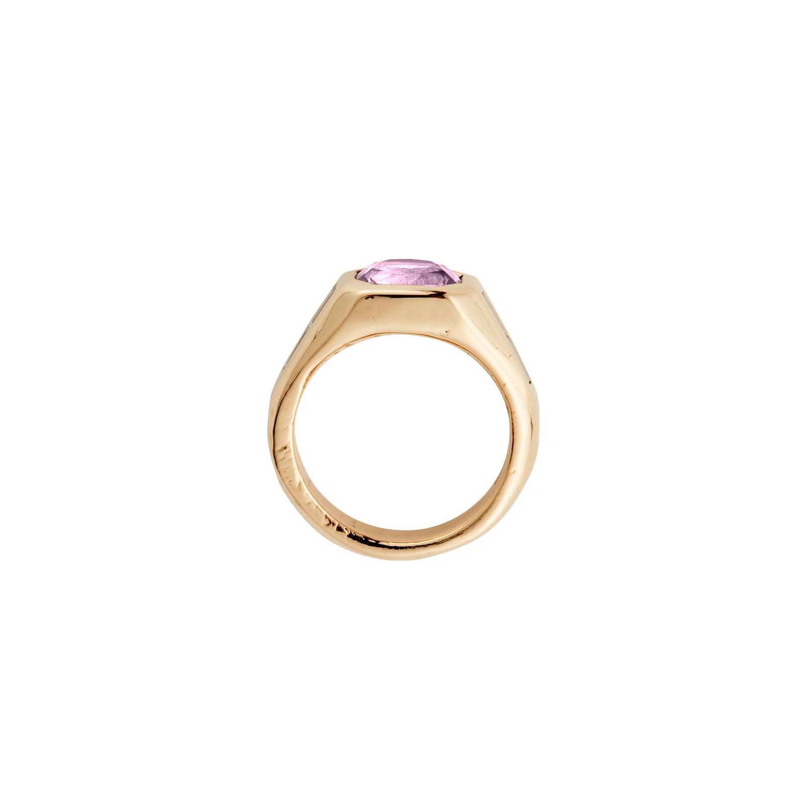CIELO ROSA Gold Pink Sapphire & Diamond Ring