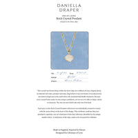 No.6 Gold Rock Crystal Pendant Necklace